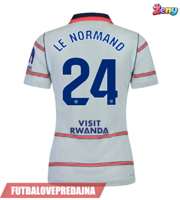 Lacne Ženy Futbalové dres Atletico Madrid Robin Le Normand #24 2026-27 Krátky Rukáv - Tretina